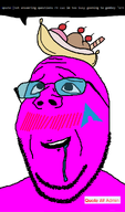 admin ahegao arch_linux banana_split_ice_cream blushing developer drool large_eyes quote quote_(user) quote_admin smile soyjak stubble subvariant:wholesome_soyjak tinted_glasses variant:gapejak // 602x1021 // 104.9KB