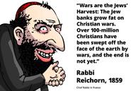 1859 bank beard big_nose christianity clothes evil france genocide grin hand happy happy_merchant hat jewish_nose jews judaism kike kike_nose kippah meta:not_oc nas:merchant quote rabbi rubbing_hands smile war // 2000x1346 // 184.7KB
