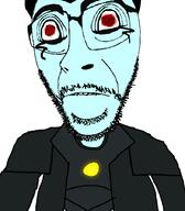 blue_skin closed_mouth deepwoken distorted glasses hair red_eyes roblox soyjak stubble subvariant:hornyson text variant:cobson // 787x900 // 77.6KB