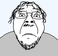 aliased detrans fill_tool frown glasses grey_shirt hair no_gaps sad teeth template variant:bernd // 1024x1000 // 36.0KB