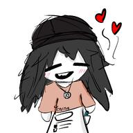 avengers drawfag drawing eyes_closed heart hearts long_hair nintendo nintendo_switch open_mouth soy soylent soylent_(cacao) teeth teeth_showing variant:soytan video_game wholesome // 2048x2048 // 328.9KB