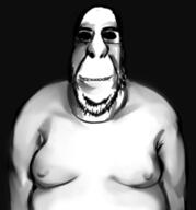 artist:shemmysloota biting_lip black_eyes drawing evil fat ominous overweight rapist soyjak subvariant:hornyson variant:cobson // 238x255 // 36.5KB