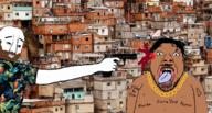 bald beard blood brazil brown_skin bullet favela gold_chain gun hair hawaiian_shirt max_payne max_payne_3 pistol portuguese_text tattoo variant:bernd variant:chudjak violence // 1128x608 // 1.3MB