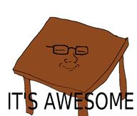 closed_eyes closed_mouth glasses its_over smile soyjak table text variant:soyak // 611x520 // 44.8KB