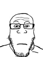 glasses neutral op_is_a_retarded_lazy_faggot_for_not_tagging_his_own_shit stubble variant:markiplier_soyjak // 600x800 // 108.5KB