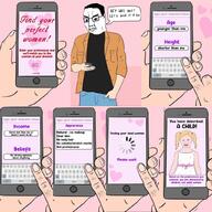 angry child closed_mouth comic glasses hair incel phone soyjak text variant:chudjak // 1024x1024 // 428.6KB