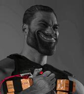 beard bomb bomb_vest ear gigachad hair meta:nas nas nas:gigachad smile suicide_bomber vest // 680x763 // 372.0KB