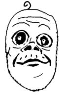 baby closed_mouth deformed smile smirk soyjak subvariant:jacobson variant:a24_slowburn_soyjak // 170x255 // 17.0KB