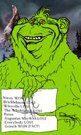 autism children christmas dr_seuss ear evil fact fact_check facts fuzzy green grinch grump grumpy hair hairy monster mountain point presents red_eyes sad sign smile snow subvariant:hornyimp variant:impish_soyak_ears whobilation whoville yellow_teeth // 800x1330 // 496.6KB