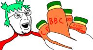 'p 4chan 4cuck anime bbc bottle clothes datamining discord glasses hair hand open_mouth pill pills smile soyjak stubble variant:pillsjak yotsoyba zog // 581x314 // 30.9KB