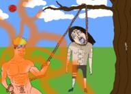 anime bloodshot_eyes hanging holding_rope naruto_(series) smug variant:chudjak variant:gapejak // 2100x1500 // 1.6MB