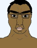 big_nose brown_skin default glasses hooked_nose sandnigger subvariant:chudjak_front unibrow variant:chudjak // 507x649 // 121.1KB