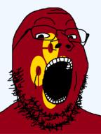 flag flag:shimane glasses hair japan open_mouth shimane soyjak stubble teeth todofuken transparent_background variant:gapejak // 600x800 // 37.9KB