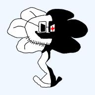flower flowey open_mouth petals plant rape shadow stem stubble undertale variant:floweyjak white_skin // 1000x1000 // 11.0KB