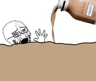 bloodshot_eyes crying drowning eyebrows glasses hand nose soy soylent soylent_(cacao) stubble tear variant:cryboy_soyjak variant:soyak white_background wrinkles // 883x749 // 129.0KB