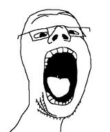 gape gaping_mouth glasses open_mouth stubble variant:gapejak // 500x600 // 36.5KB