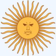 argentina closed_mouth hair soyjak sun sun_of_may transparent transparent_background variant:chudjak yellow yellow_skin // 1200x1200 // 364.3KB