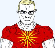 aryan balkan balkans europe macedonia macedonian_empire north_macedonia star_of_vergina subvariant:muscular_chud variant:chudjak yugoslavia // 1059x929 // 88.7KB