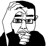 anime clothes covering_head glasses hair hand hikikomori scared shy subvariant:chudjak_front teeth variant:chudjak welcome_to_the_nhk // 640x640 // 36.9KB