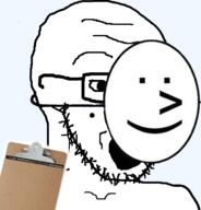 clipboard clipboardimage glasses mask smile soyjak stubble variant:soyak // 710x740 // 189.8KB