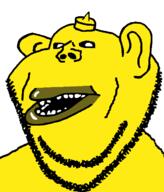 amerimutt avatarfag condiment developer lips mustard mustard_(user) mutt soyjak stubble subvariant:impish_amerimutt variant:impish_soyak_ears yellow yellow_skin // 598x700 // 10.0KB