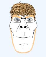 aryan blue_eyes glasses looking_at_viewer looking_at_you smile stubble subvariant:cobson_front2 transparent transparent_background variant:cobson yellow_hair // 650x800 // 221.1KB