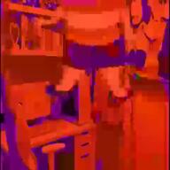 animated caramelldansen colorful full_body glasses hair hanging music nightcore open_mouth rope sound soyjak strobe stubble suicide tongue tranny variant:bernd video // 480x480, 12s // 1.8MB