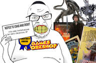 alien_(movie) award blood clothes dune fat games_workshop hat holding_object judaism judge_dredd kippah lord_of_the_rings mouth_open terminator variant:feraljak vein warhammer yellow_teeth // 1258x828 // 126.1KB