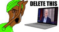 GNULinux android angry animated apple_(company) arm bloodshot_eyes brown_skin clothes crying delete_this g_(4chan) glasses google hat india indian keyboard laptop laughing macbook obsessed open_mouth pajeet screen seething technology text turban variant:chudjak yellow_teeth // 1400x762 // 292.0KB