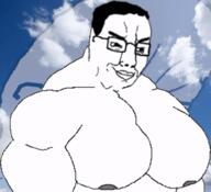 buff chud glasses mge muscles muscular_male nipple pardon_me pecs sky smile smirk smug subvariant:chudjak_front team_fortress_2 total_nigger_death variant:chudjak // 600x548 // 662.8KB