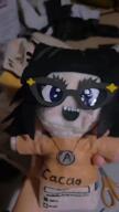 Capirinha anime beanie blue_eyes eyes_like_the_o-o-cean glasses internet_is_leaking irl irl_background meta:tagme open_mouth plush series:soyjak_plushies soy soyjak soylent soylent_(cacao) soytan_is_NAS teeth variant:soytan video // 360x640, 15.9s // 2.4MB