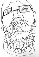 ear glasses open_mouth soyjak stubble variant:unknown // 750x1071 // 341.0KB