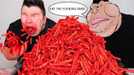 fat mukbang nikocado_avocado speech_bubble takis text variant:meximutt // 1280x720 // 483.1KB