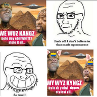 2soyjaks calarts closed_mouth concerned ear glasses pig smile snout so_true soyjak stubble subvariant:soyak_(irritated) text ukraine ukrainian_flag variant:soyak we_wuz_kangz // 715x715 // 572.4KB