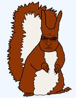 angry animal ear full_body glasses punisher_face squirrel squirreljak subvariant:feralsquirrel transparent_background variant:feraljak // 790x1025 // 70.3KB