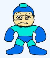 drawing glasses helmet megaman nes small_face stubble subvariant:neutralplier tan_skin variant:markiplier_soyjak // 800x932 // 26.1KB
