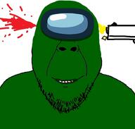 among_us blood gun happy shooting smile variant:bernd video_game // 722x689 // 149.2KB