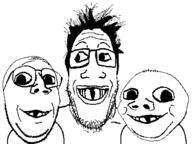 baby deformed glasses hair stubble subvariant:emmanuel subvariant:grinlook_poggers subvariant:nathaniel subvariant:wholesome_soyjak variant:gapejak variant:markiplier_soyjak // 432x323 // 17.4KB
