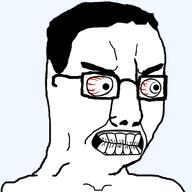 2000 2010 2010s anger angry bloodshot_eyes eyes hair meme teeth template tooth transparent_background variant:chudjak white_skin // 1280x1280 // 233.3KB