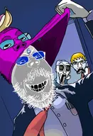 4soyjaks admin_6 banana_split_ice_cream blue_glasses concerned evil holding_object mask mustache nate nate_higgers open_mouth purple_skin quote_(user) shading shadow smile soyteen subvariant:doctos subvariant:doctos_front subvariant:mustached_gapejak subvariant:wholesome_soyjak suit_and_tie tongue_out variant:gapejak variant:soyak // 523x768 // 233.2KB