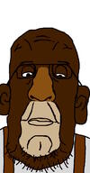 animal bobo_the_sharty_janny closed_mouth clothes glasses janny monkey neutral old soyjak stubble suspenders variant:wrinklejak wrinkles // 605x1164 // 140.9KB