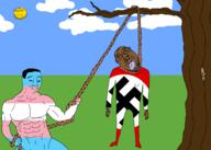 BRIMMIEST_COMMENTS_SECTION☣️☣️☣️_DO_NOT_ENTER☣️☣️☣️ black_skin chud nazi_flag nazi_germany pajeet rope shitskin sun three tranny trans trans_flag transgender_flag transphobia troon // 2100x1500 // 254.9KB