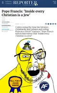 america_first catholic fell_for_it_again_award groyper israel judaism pepe_the_frog rent_free star_of_david variant:feraljak vatican // 1073x1730 // 310.0KB