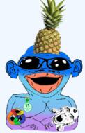 3soyjaks 4chan baby badge bbc black_eyes blue_skin blush calm colorful deformed ear earring food foodjak fruit glasses hand lips mother nose_piercing oh_my_god_she_is_so_attractive oldfag open_mouth painted_nails pineapple queen_of_spades smile soyjak stubble subvariant:nathaniel tattoo text variant:a24_slowburn_soyjak variant:bernd variant:cobson variant:gapejak // 450x706 // 254.6KB