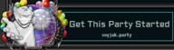 balloon banner disco ear hand hearts_of_iron icon party smile soyjak soyjak_party stubble text tno variant:impish_soyak_ears // 350x100 // 34.4KB