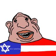 amerimutt balding black_sclera brown_skin ear fat flag:united_states mutt_lips nas:amerimutt star_of_david text united_states white_background // 600x600 // 14.0KB amerimutt balding black_sclera brown_skin ear fat flag:united_states mutt_lips nas:amerimutt star_of_david text united_states white_background // 600x600 // 14.0KB