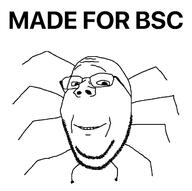 bsc bug glasses smile soyjak spider stubble subvariant:wholesome_soyjak variant:gapejak // 1314x1307 // 126.6KB