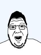 glasses hair nuvariant soyjak stubble subvariant:cadojak2 template variant:cadojak white_skin // 600x800 // 11.4KB