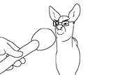angry animal deer ear frown glasses hand holding_object interview microphone nose variant:chudjak // 990x557 // 89.4KB