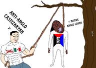 aztecchicano(namefag) castizaryan castizo flag:mexico flag:spanish_empire hanging native_american rope variant:bernd variant:chudjak // 2100x1500 // 602.6KB